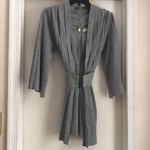 Anthropology grey cardigan